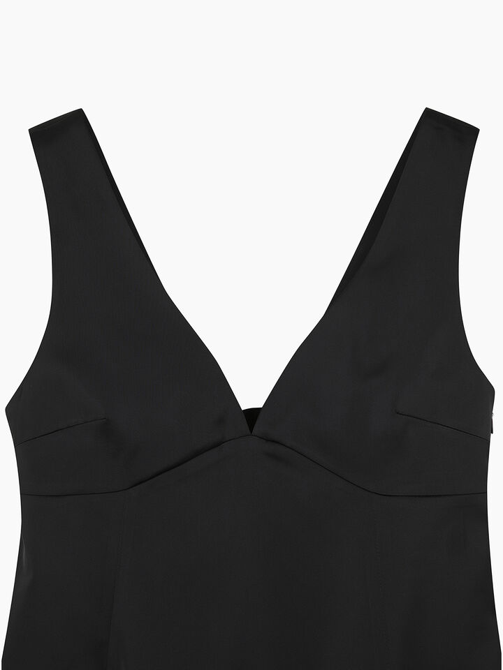 Black elegant top - sisley k top - Black | Sisley K image number 4
